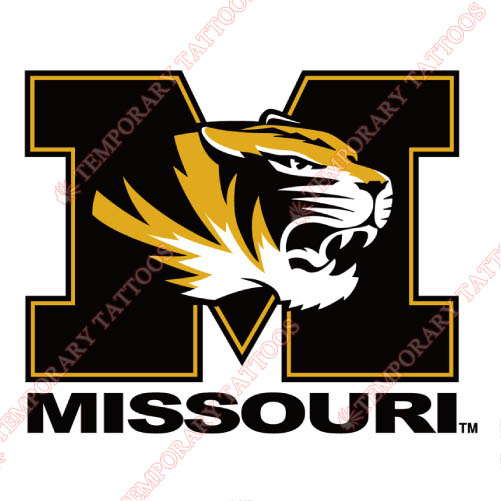 Missouri Tigers Customize Temporary Tattoos Stickers NO.5153
